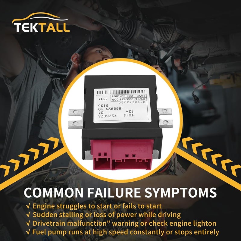 Tektall 16147276073 Fuel Pump Control Module Unit Oil Control Computer Module for B-M-W X3 X4 X5 X6 228i 320i 328i 335i 428i 435i 528i 535i 550i 640i 740i 750Li 760Li M2 Replace# 16147268462 - Image 3